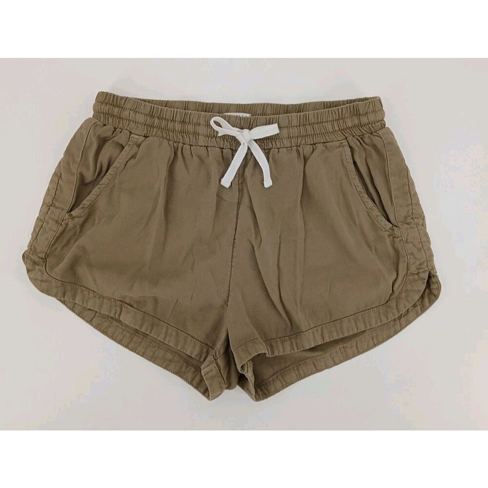 Billabong Coastal Beachy Taupe Dolphin Hem Lounge Shorts Boho Surf Girl Small - Picture 1 of 10